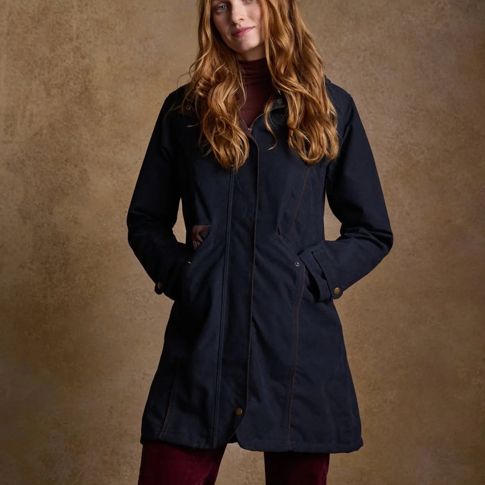 Jack Murphy Navy Blue Barbour Jacket - NWT - Picture 2 of 14